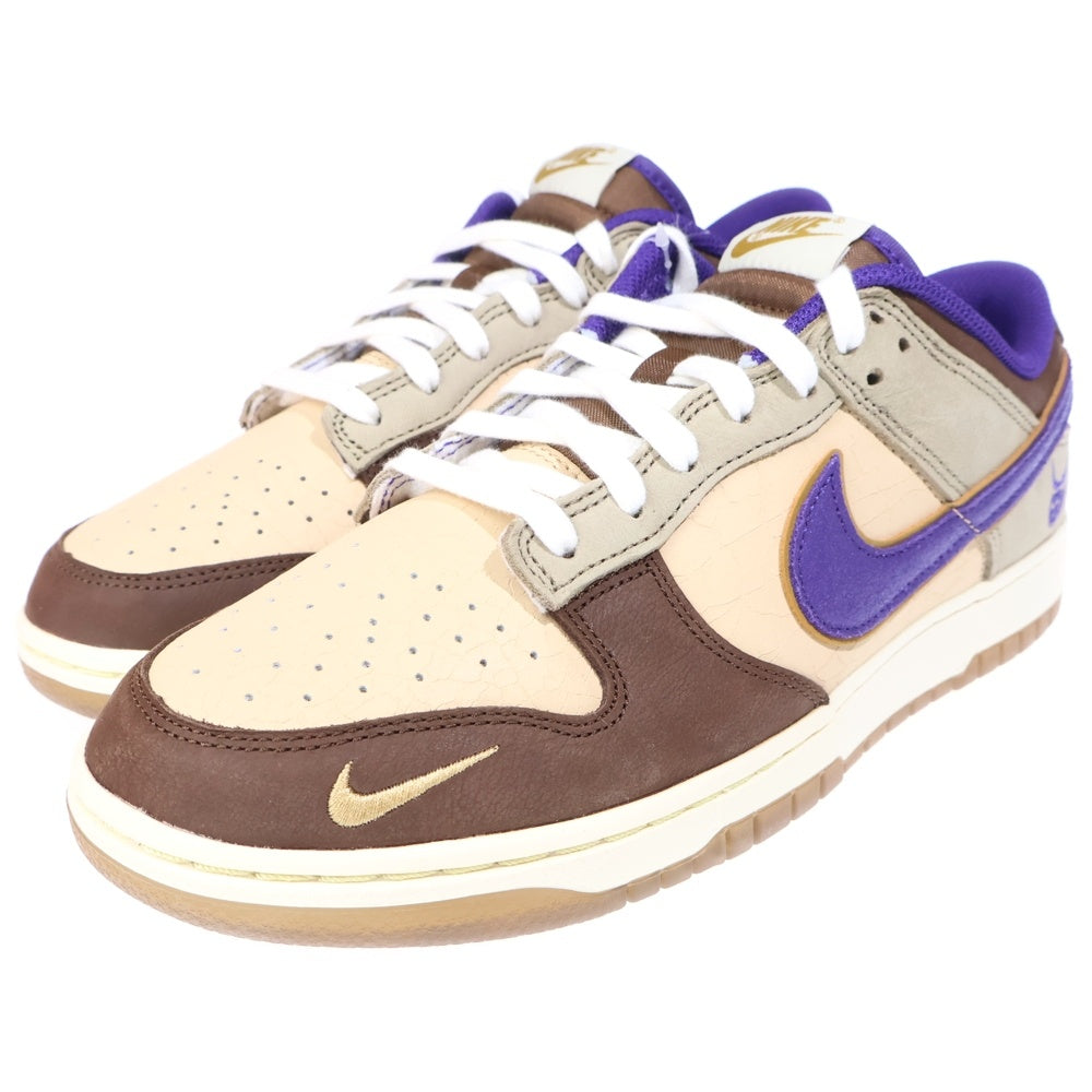 NIKE(ナイキ) DUNK LOW PRM SETSUBUN ダンク プレミアム 節分 ローカットスニーカー ブラウン/パープル US9.5/27.5cm DQ5009-268