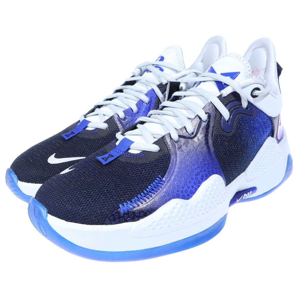NIKE(ナイキ) ×PLAYSTATION PG5 プレイステーション ローカットスニーカー ブルー US10/28cm CZ0099-400