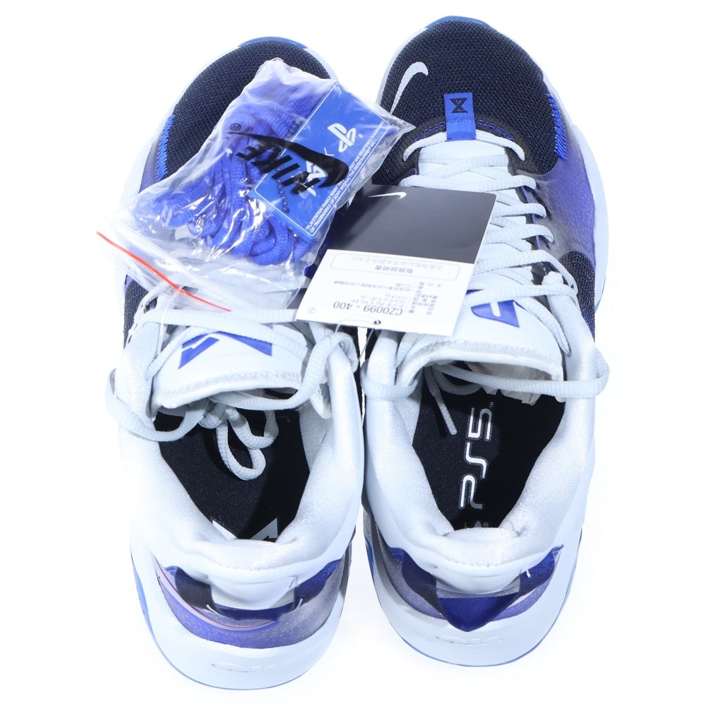 NIKE(ナイキ) ×PLAYSTATION PG5 プレイステーション ローカットスニーカー ブルー US10/28cm CZ0099-400