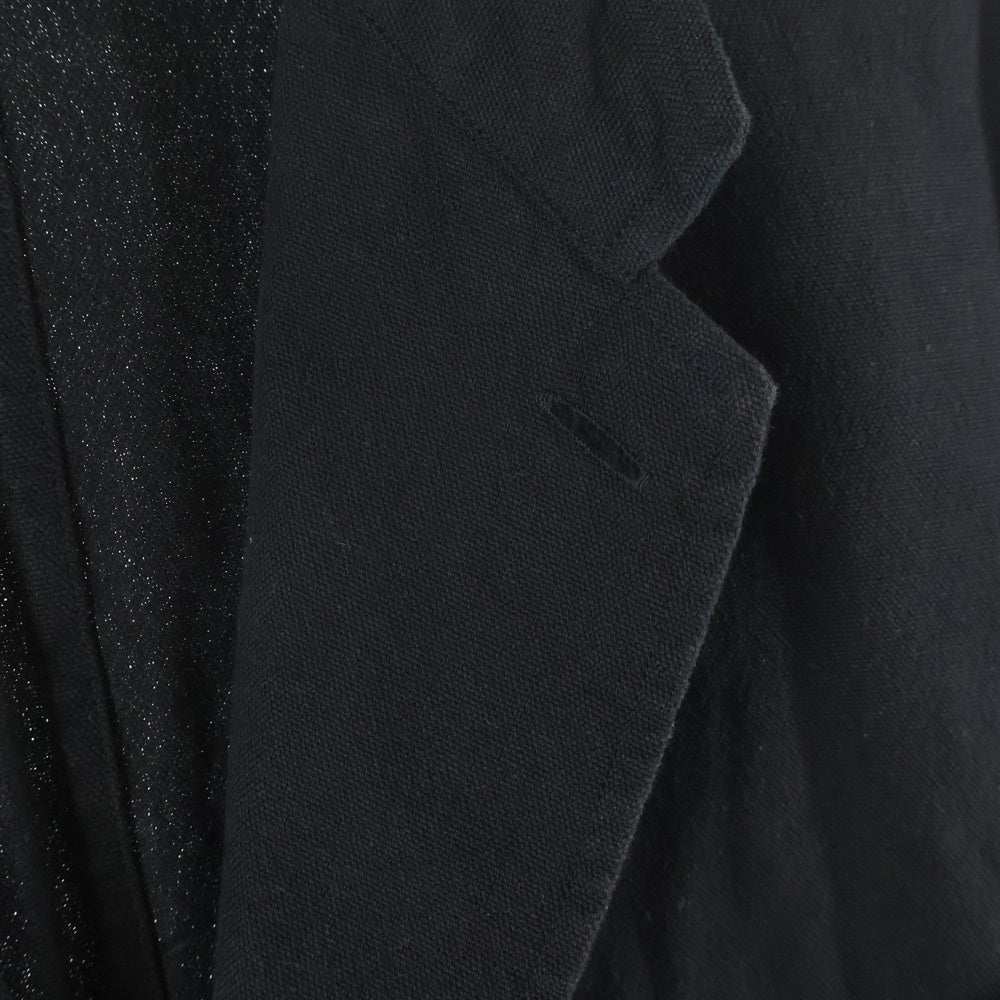 COMOLI(コモリ) 25SS コットンダックスジャケット コットンダックス テーパードパンツ ブラック B01-01006