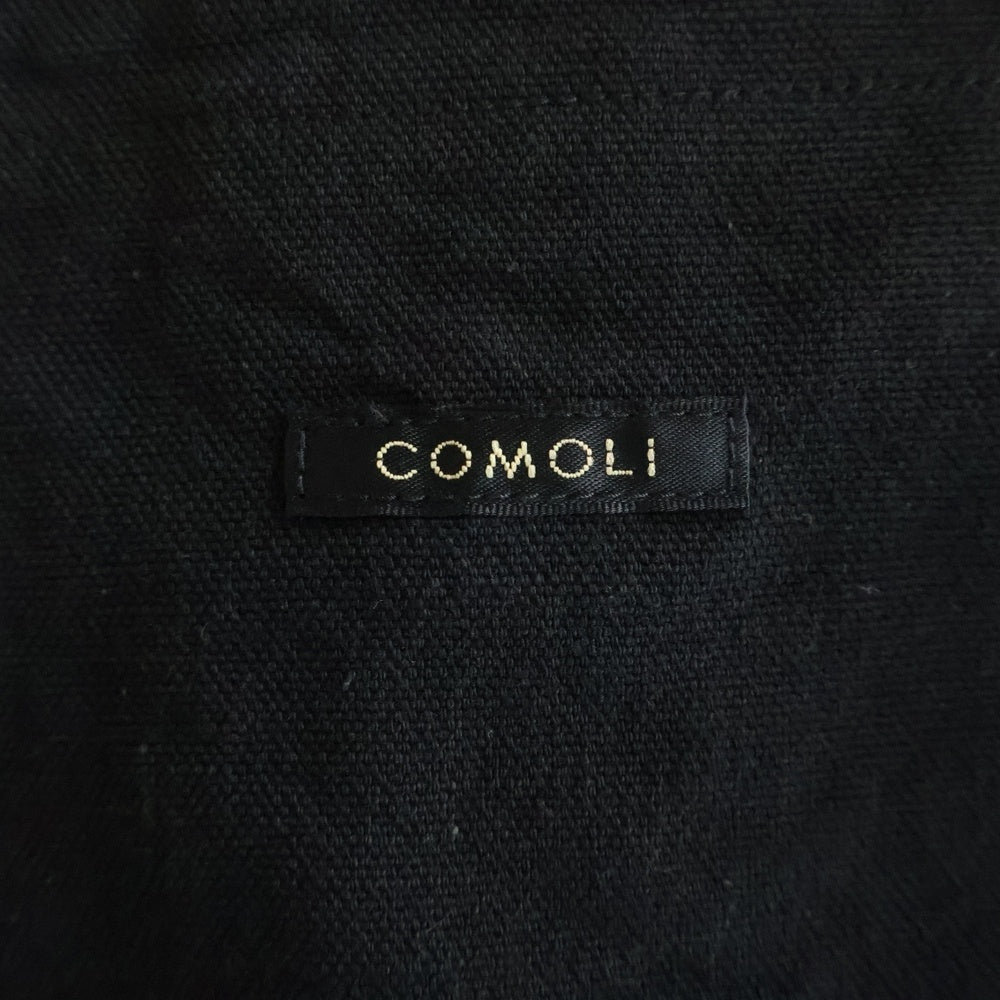COMOLI(コモリ) 25SS コットンダックスジャケット コットンダックス テーパードパンツ ブラック B01-01006