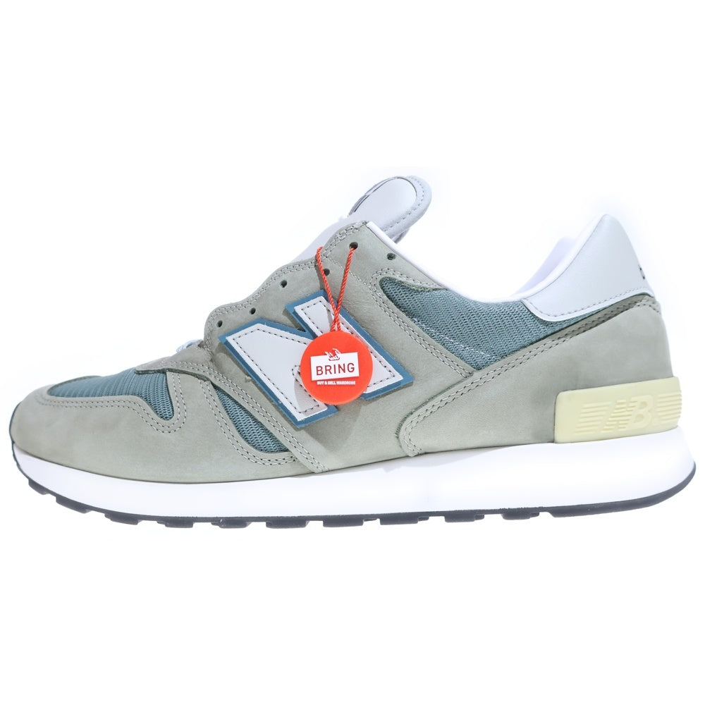 New Balance(ニューバランス) U1300JP MADE IN USA ヌバックレザー メッシュ ローカットスニーカー グレー US12/30cm
