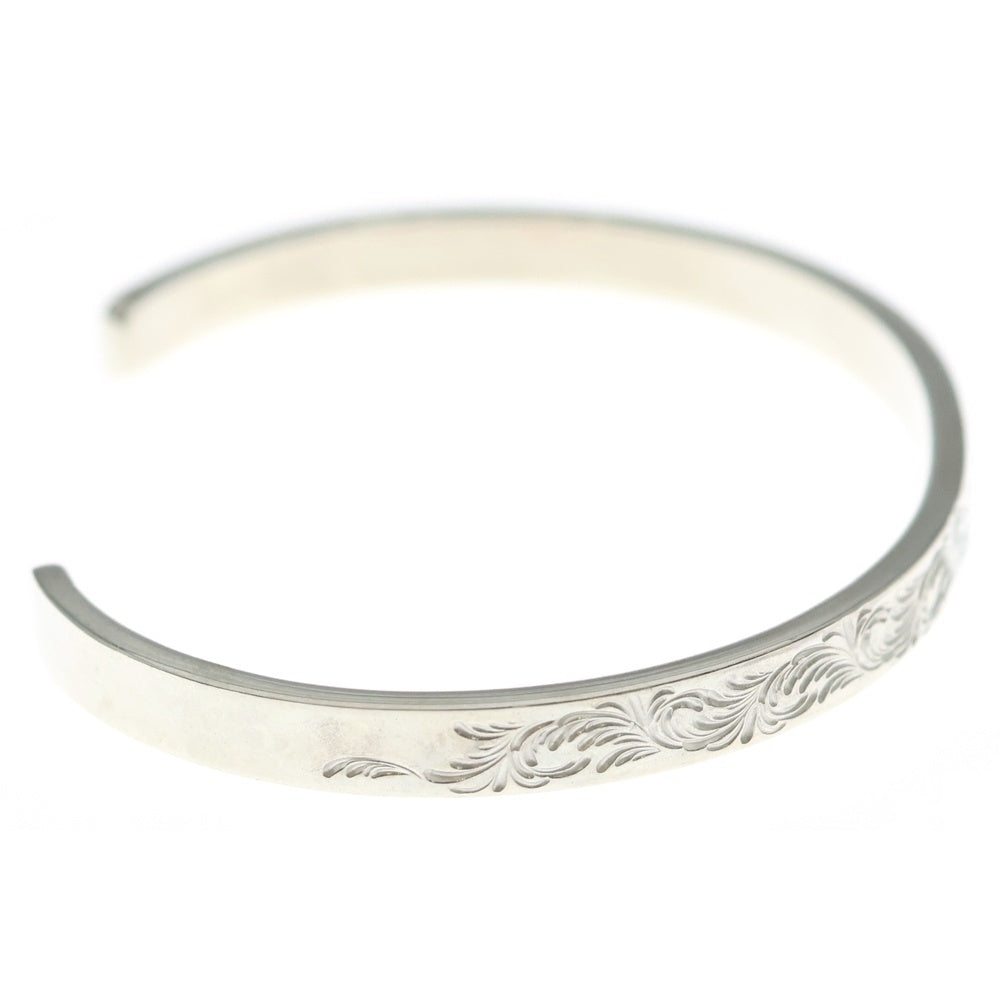 鷲見太郎(ワシミタロウ) ARABESQUE DESIGN 5mm BANGLE アラベスク バングル シルバー