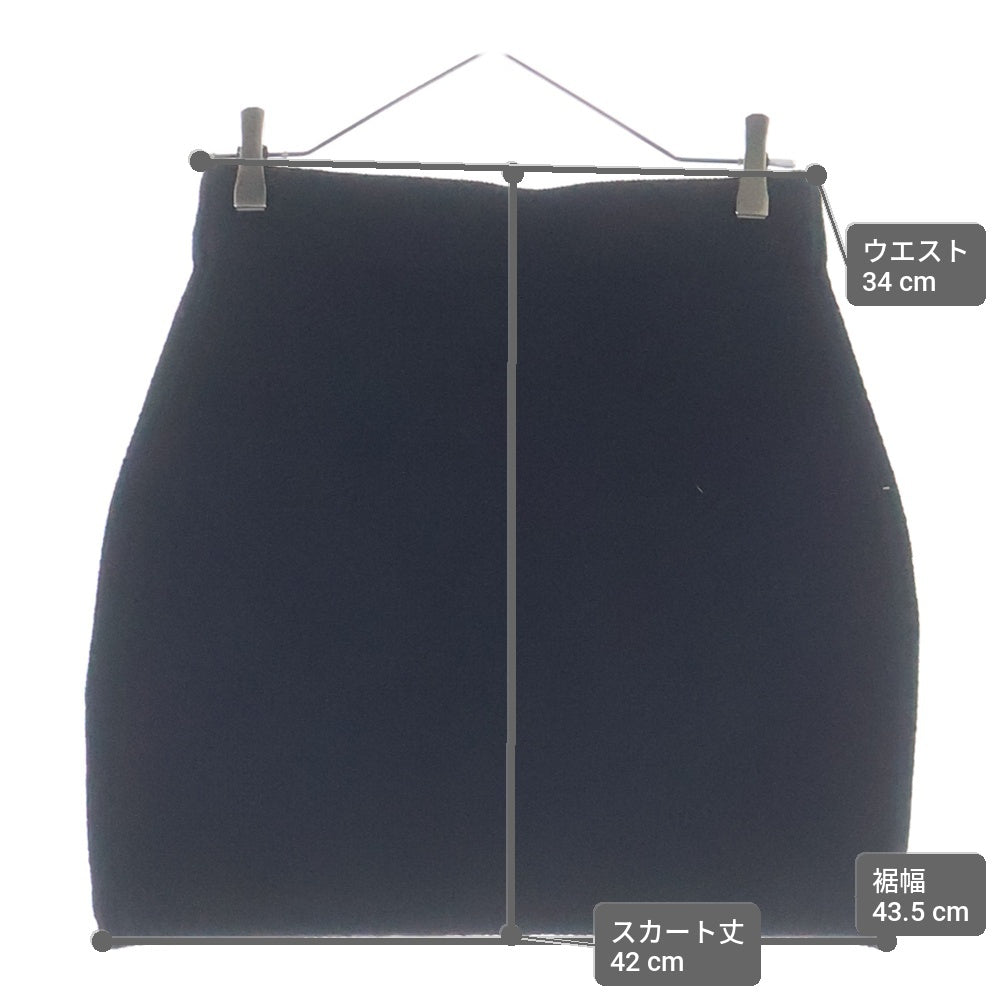 TODAYFUL(トゥデイフル) 25AW Layered Knit Skirt レイヤード ウールニットスカート レディース ブラック 12520808