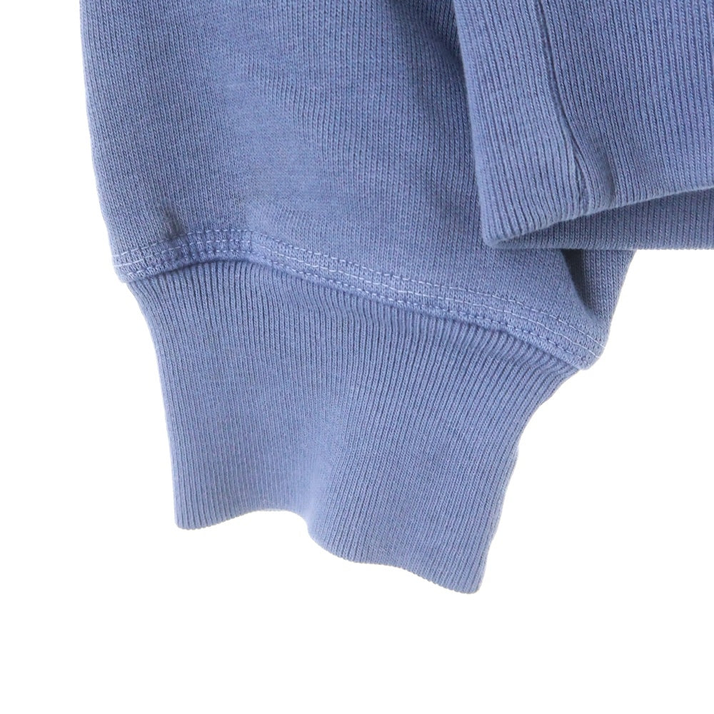STUSSY(ステューシー) 24AW BUANA CREW PIGMENT DYED ブアナ クルー ピグメント ダイ バックプリント クルーネック スウェット プルオーバー ブルー