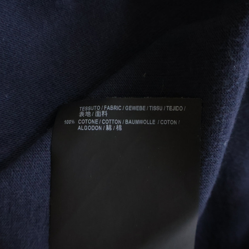 BALENCIAGA(バレンシアガ) BBロゴプリント コットン オーバーサイズド 半袖Tシャツ ネイビー 492558 TAV04