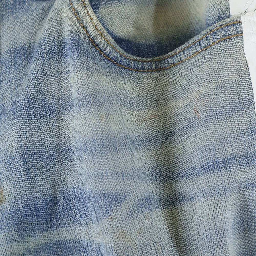 AMIRI(アミリ) 18SS サイドライン ダメージ加工 スキニーデニムパンツ インディゴ MBTRJ-DES