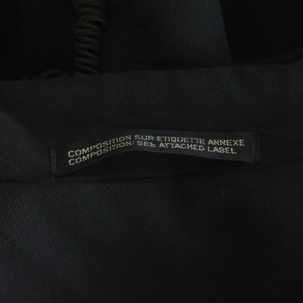 Yohji Yamamoto(ヨウジヤマモト) 90S ARCHIVE 3Dフラワーデザイン ウール 3B チャイナコート ジャケット ブラック