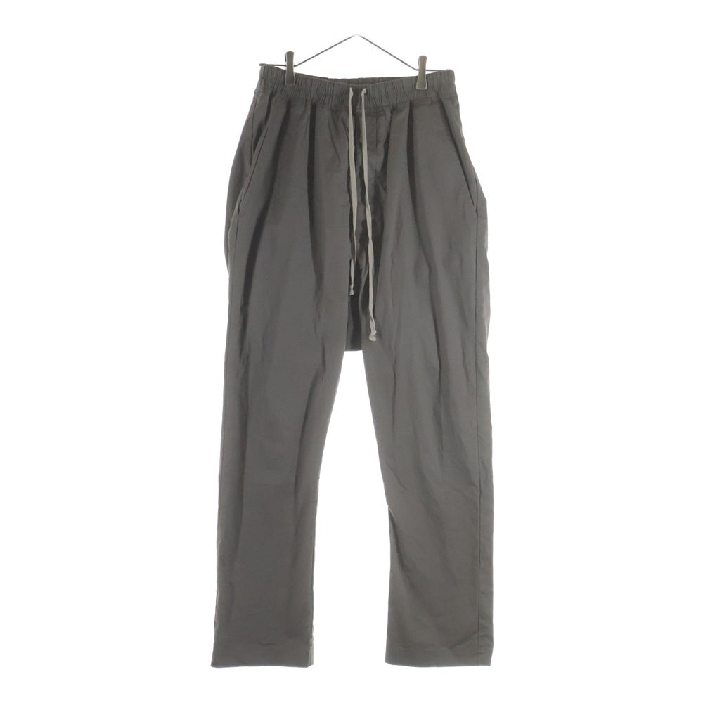 Rick Owens(リックオウエンス) 26SS DRAWSTRING LONG コットン ドローストリング サルエルパンツ グレー RU01F2380