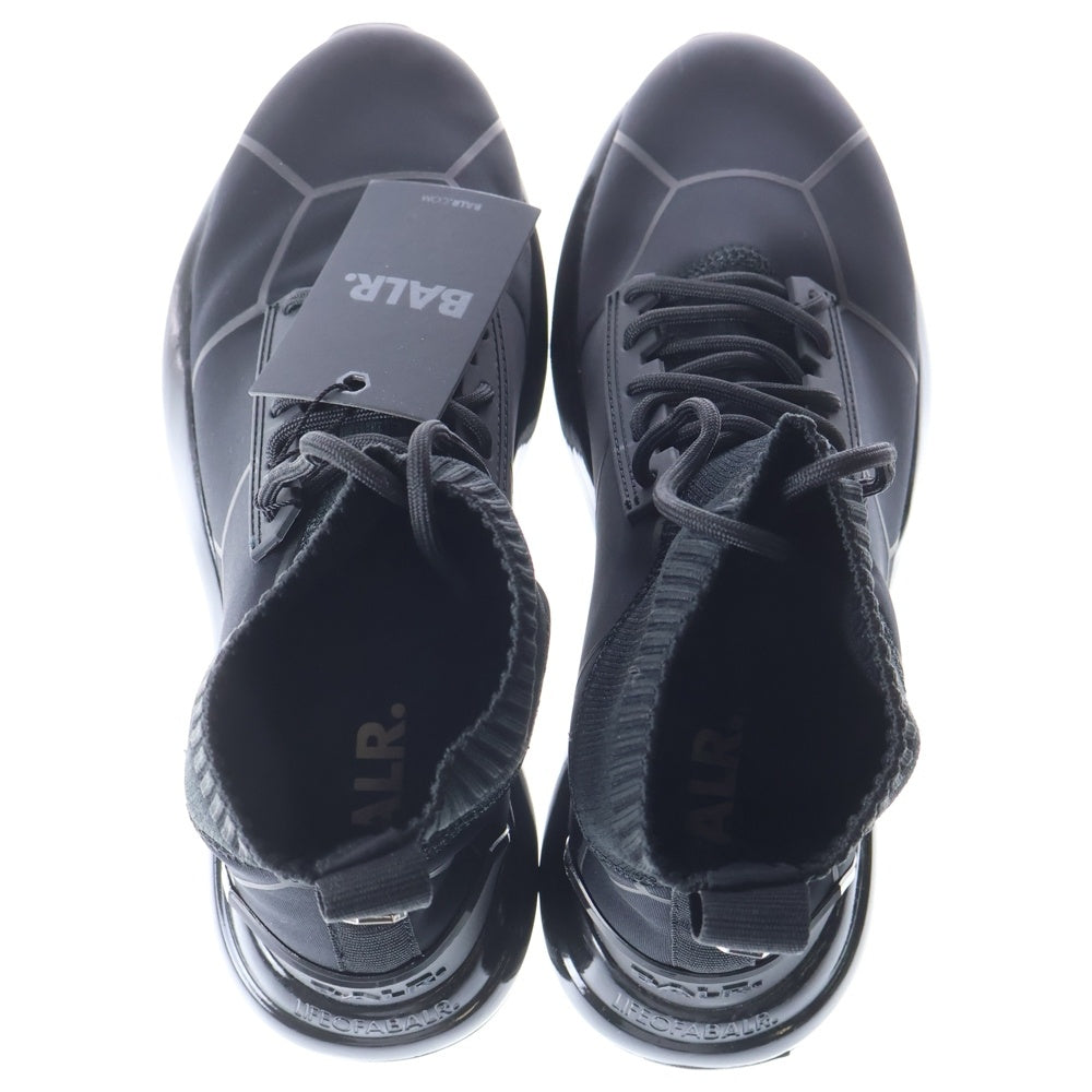 BALR.(ボーラー) BLACK ON BLACK PANEL SNEAKERS ブラックオンブラック パネルソックススニーカー ブラック