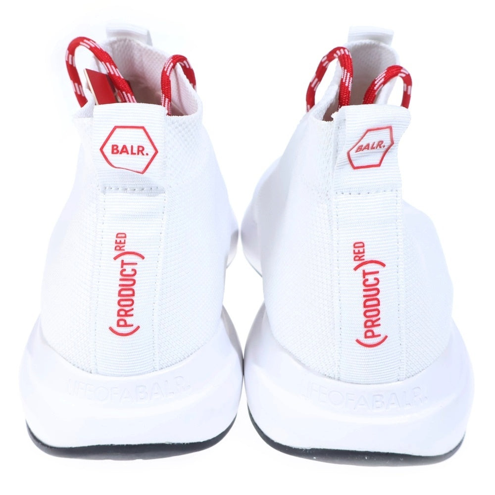 BALR.(ボーラー) RED SNEAKERS レッド ソックススニーカー ホワイト