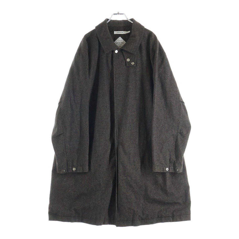 nonnative(ノンネイティブ) PLOWMAN COAT プロウマン ウール ゴアテックス ボタンアップ ロングコート ブラウン NN-J3917