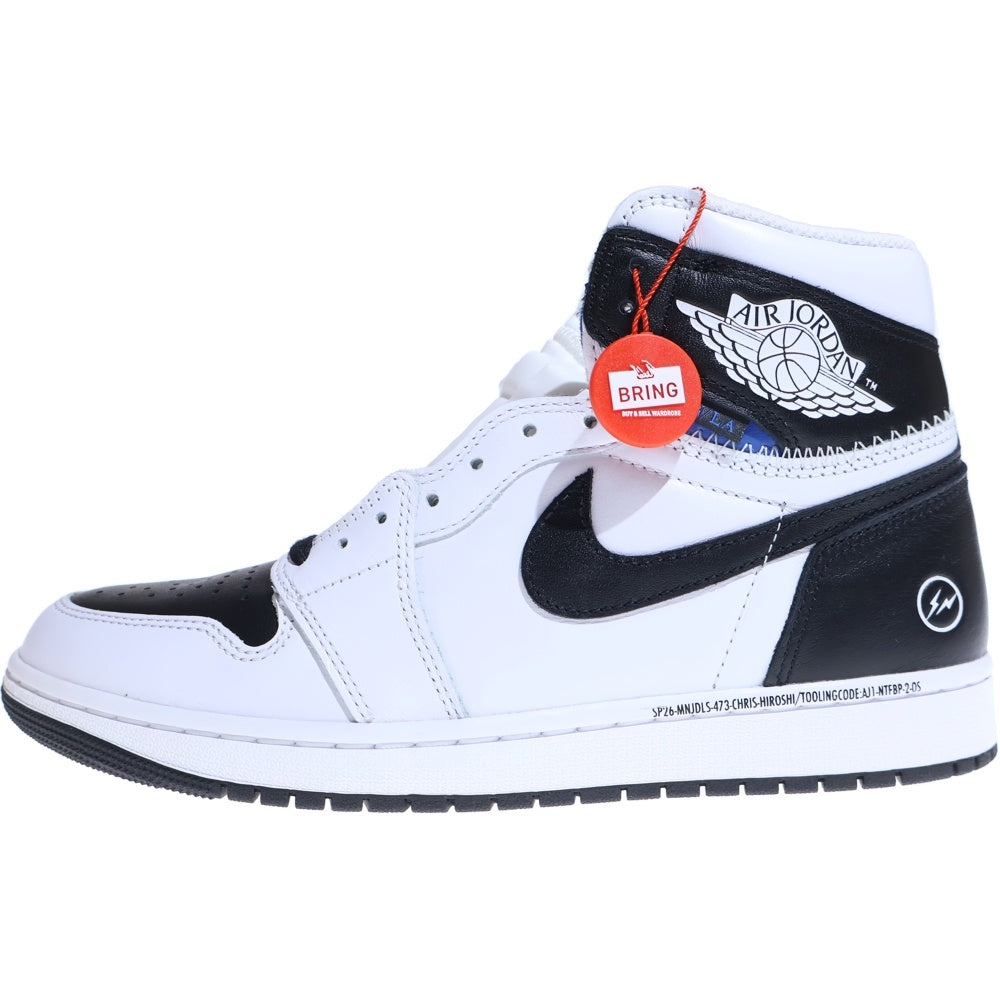 NIKE(ナイキ) ×FRAGMENT DESIGN ×UNION JORDAN 1 RETRO HIGH OG フラグメントデザイン ユニオン ジョーダンワン ハイカットスニーカー ホワイト US10/28cm II7282-100