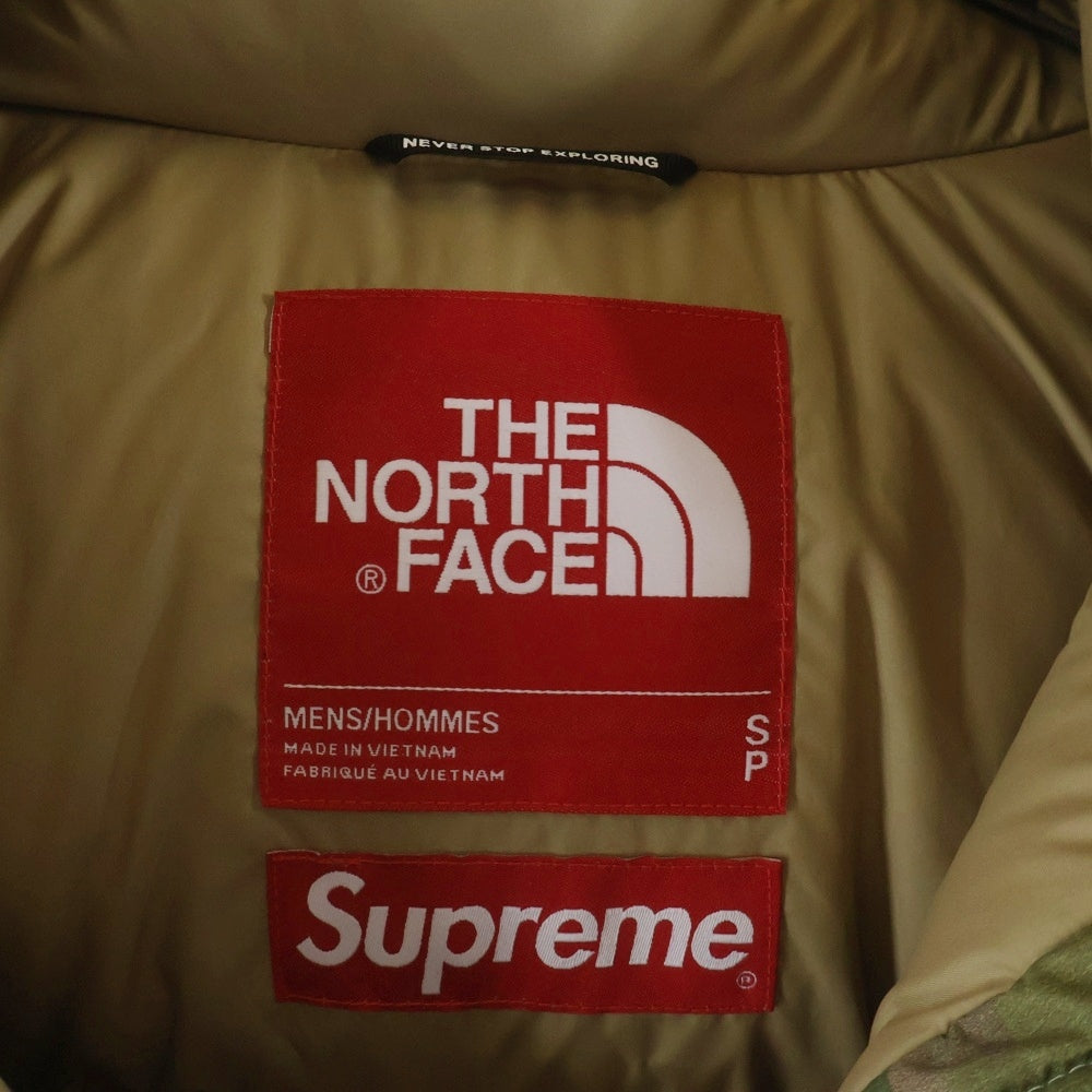 SUPREME(シュプリーム) 22SS ×The North Face Summit Series Rescue Baltoro Jacket カモ柄 ロゴエンブロイダリー リフレクター バルトロ フーデッドダウンジャケット ND02201I