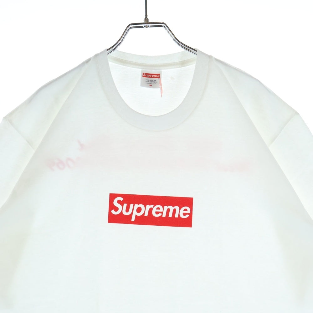 SUPREME(シュプリーム) 23SS West Hollywood LA Box Logo Tee ウエストハリウッド ボックスロゴ クルーネック半袖Tシャツ カットソー ホワイト/レッド