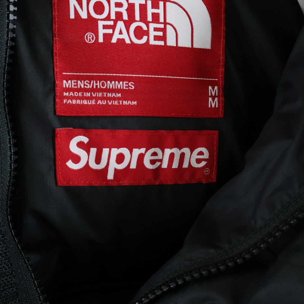 SUPREME(シュプリーム) 22AW ×THE NORTH FACE 800-Fill Half Zip Hooded Pullover ザノースフェイス 800フィル ハーフジップフーディー プルオーバー ダウンジャケット ND52205I