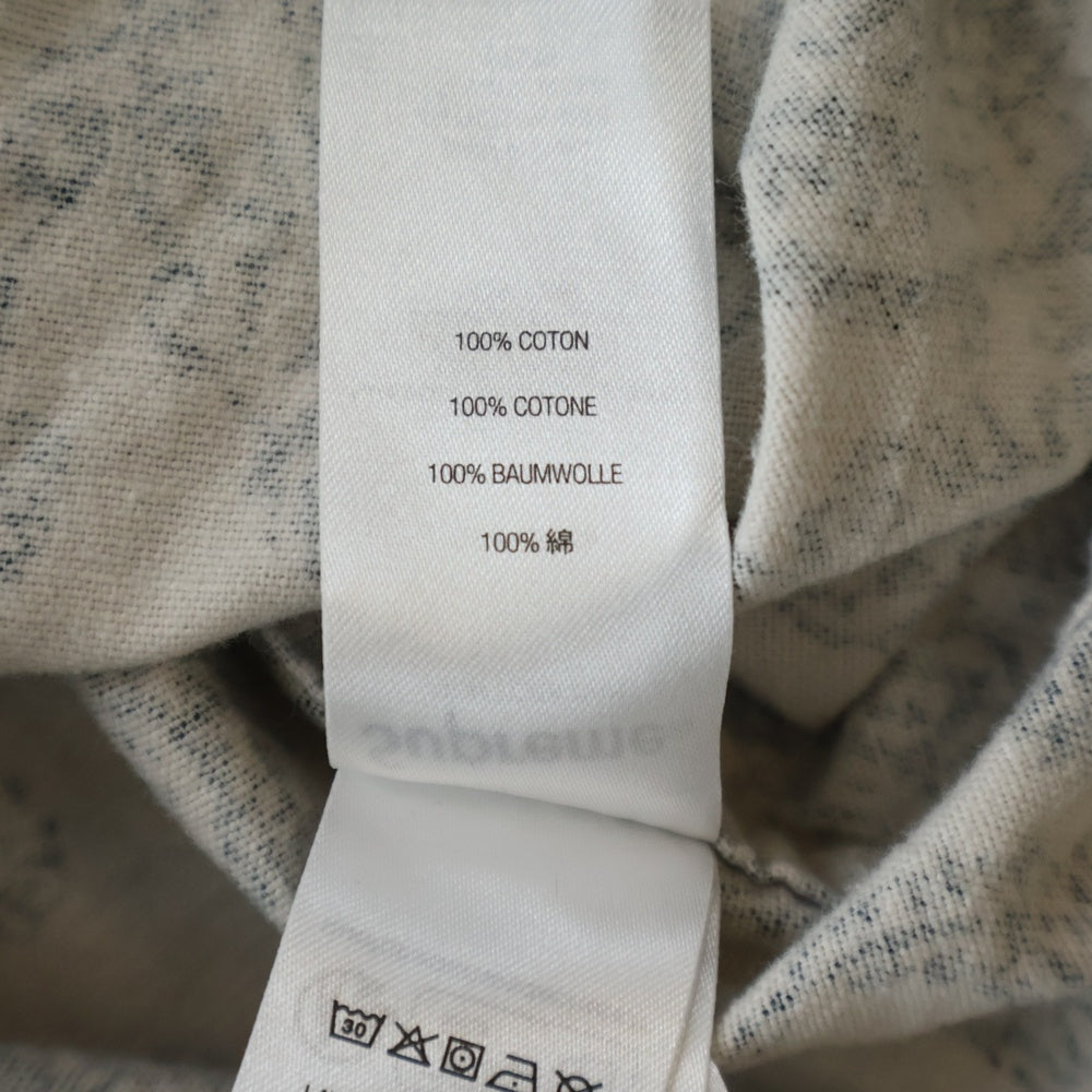 SUPREME(シュプリーム) 24AW Paisley Flannel Shirt ペイズリー フランネル 長袖シャツ 総柄 アイボリー