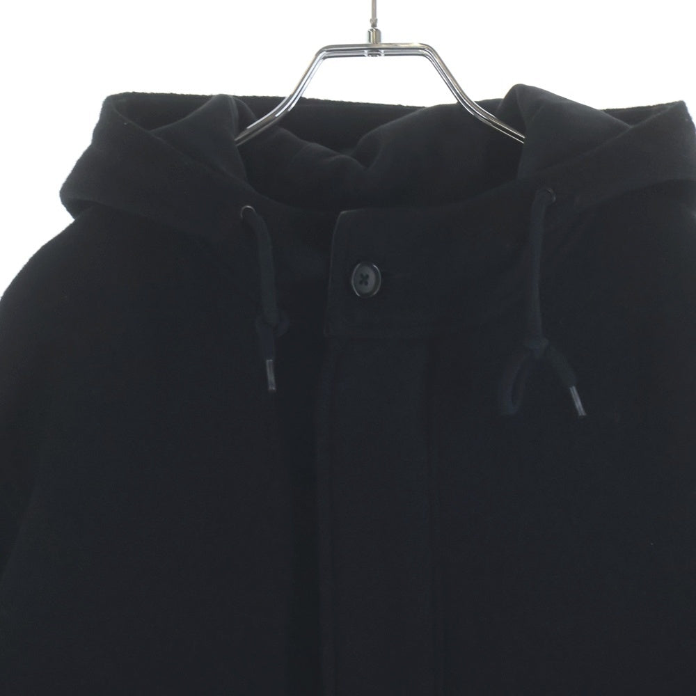 SUPREME(シュプリーム) 16AW ×Harris Tweed WoolFishtail Parka ハリスツイード ウール フィッシュテールパーカー フーデッドジャケット コート ブラック