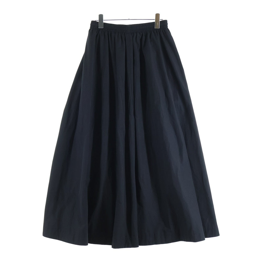 BALENCIAGA(バレンシアガ) LOGO EMBROIDERED MIDI SKIRT ナイロン ロゴエンブロイダリー ミディスカート レディース ブラック 772719 TNQ25