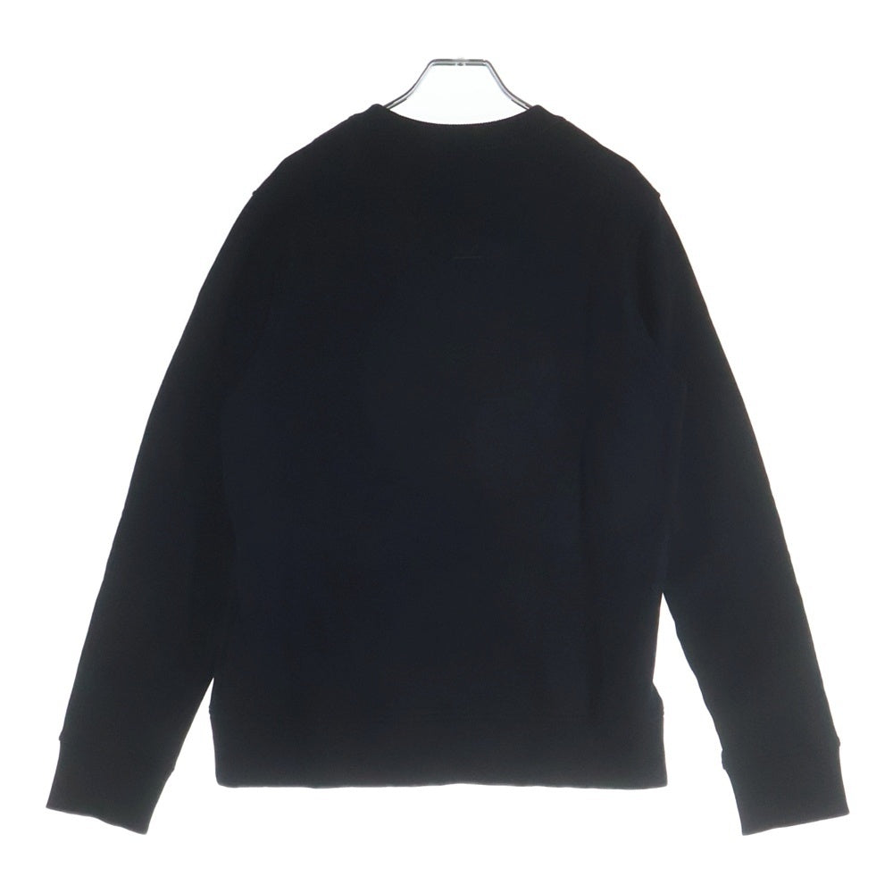 KENZO(ケンゾー) フロントロゴエンブロイダリー クルーネックスウェットシャツ トレーナー ブラック FA55SW0004MD