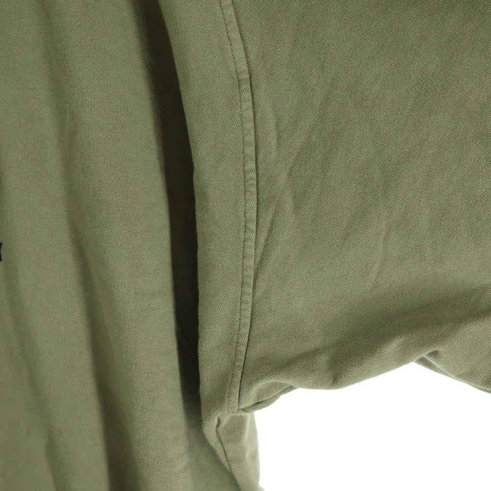 RAF SIMONS(ラフシモンズ) 21SS ARCHIVE REDUX New York United States Hoodie History of My World限定 テロ期復刻 プルオーバースウェットパーカー フーディー カーキ A01-126