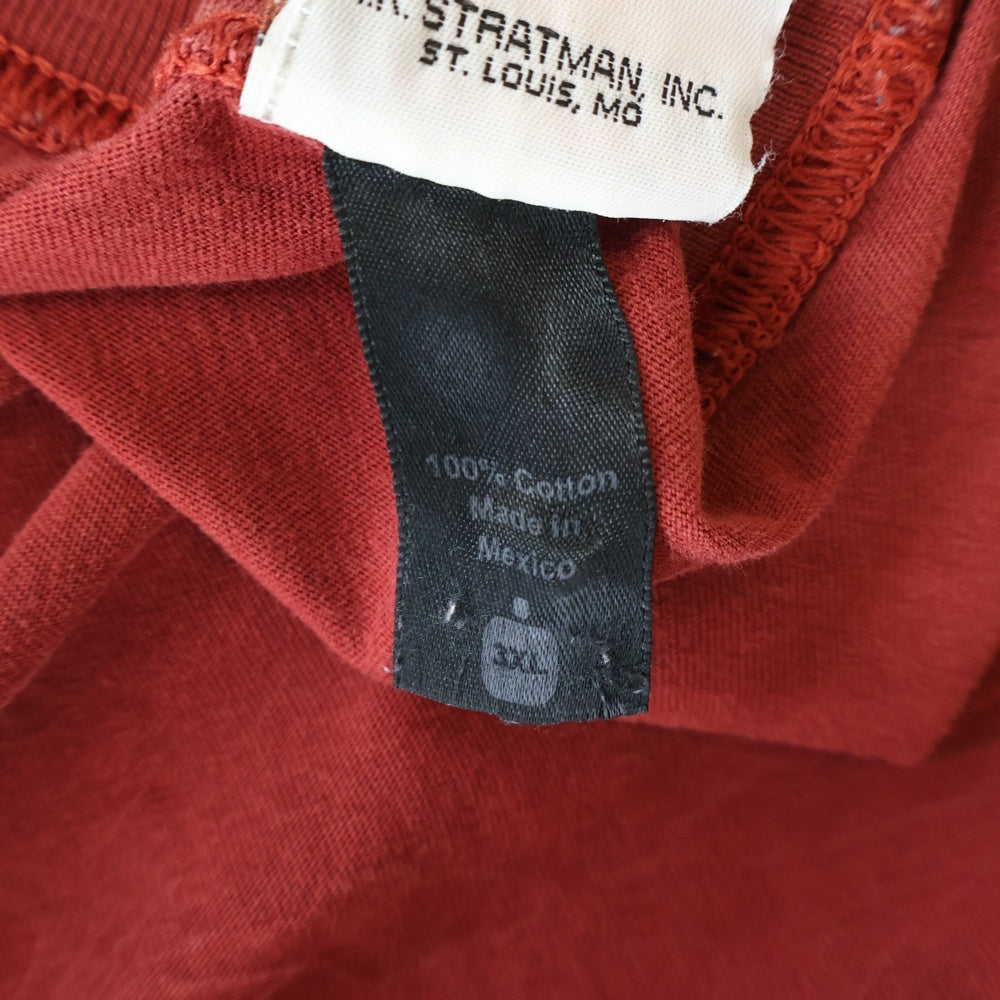 HARLEY DAVIDSON(ハーレーダビッドソン) 00S VINTAGE FIRE PATTERN 2009 L/S TEE ヴィンテージ アームファイヤープリント フロントロゴTシャツ 長袖クルーネックカットソー レッド