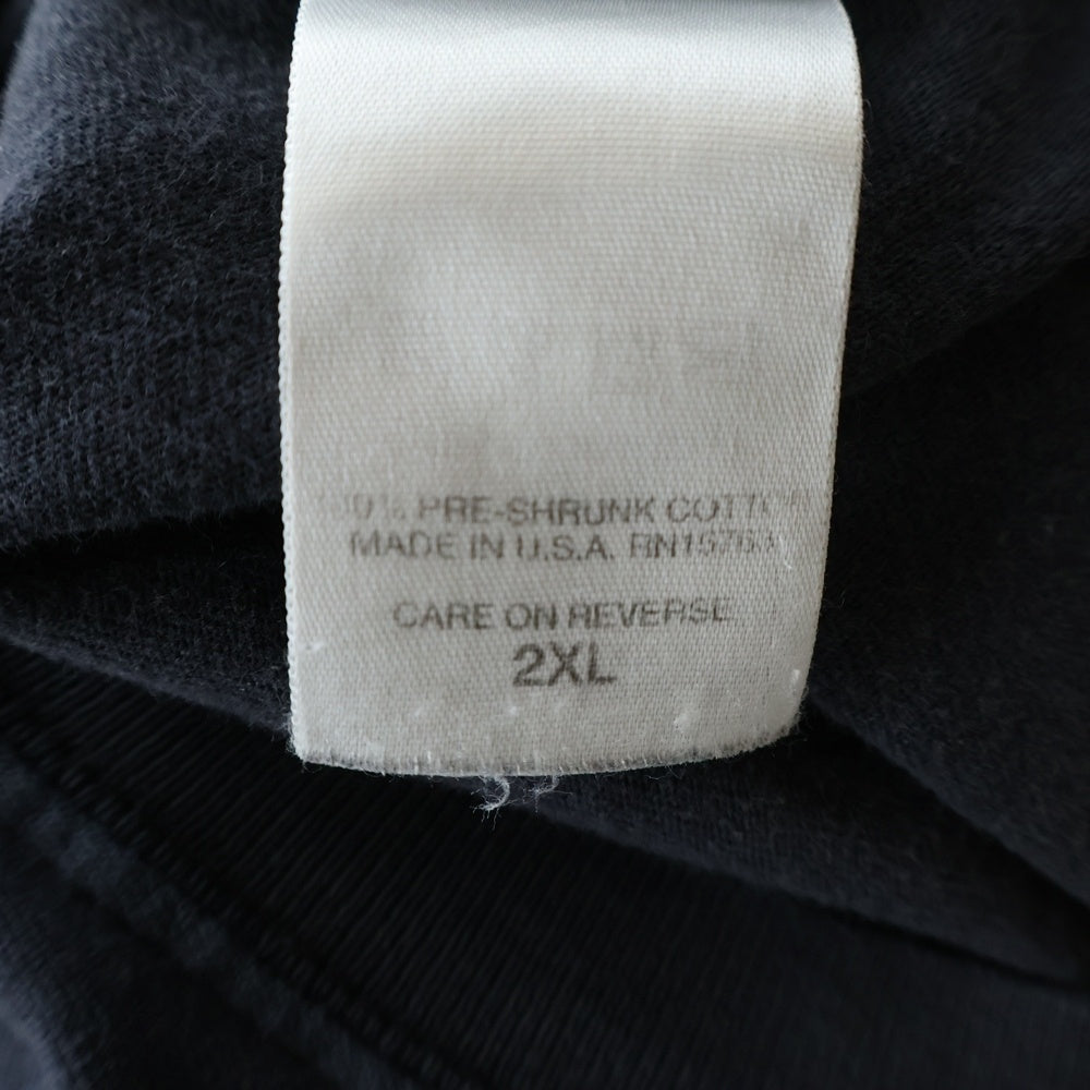 HARLEY DAVIDSON(ハーレーダビッドソン) 00S VINTAGE THUNDER PATTEN 2008 L/S TEE ヴィンテージ アームサンダープリント 両面プリントTシャツ 長袖クルーネックカットソー ブラック