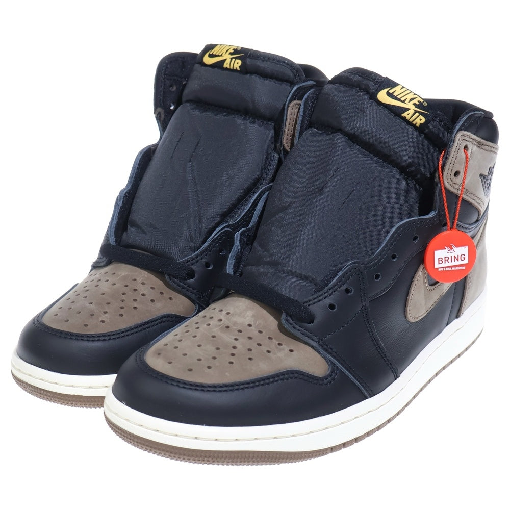 NIKE(ナイキ) AIR JORDAN 1 RETRO HIGH OG PALOMINO エアジョーダン1 レトロ パロミノ ハイカットスニーカー ブラウン/ブラック US9.5/27.5cm DZ5485-020