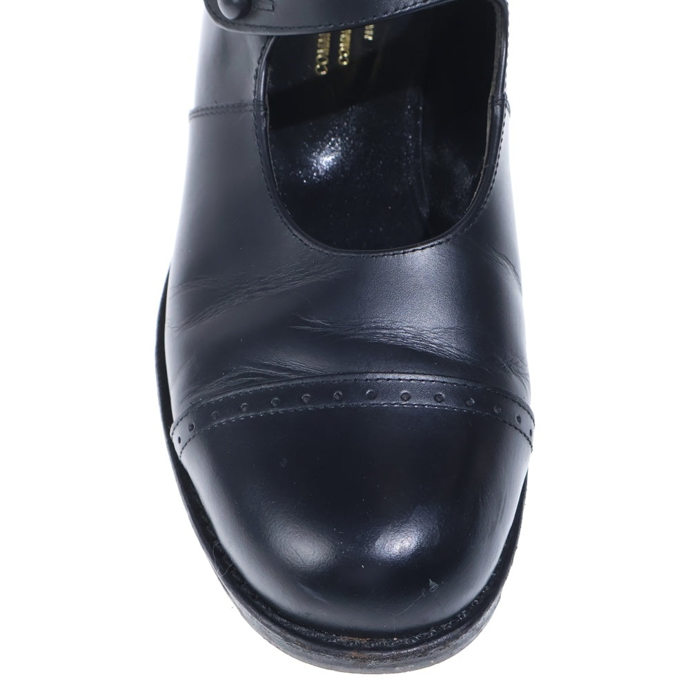 COMME des GARCONS COMME des GARCONS(コムデギャルソンコムデギャルソン) ワンストラップ レザーメリージェーン レディース ブラック