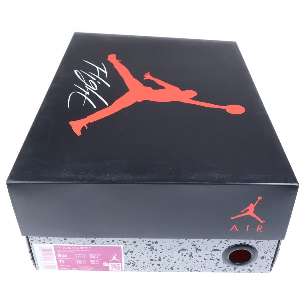 NIKE(ナイキ) AIR JORDAN 4 COOL GREY エアジョーダン 4 クールグレイ ローカットスニーカー グレー US9.5/27.5cm 308497-007