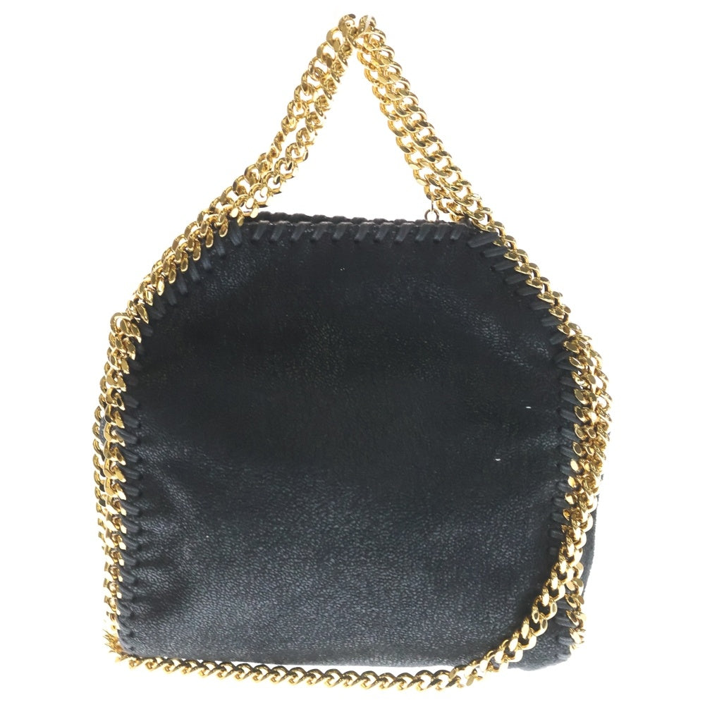 STELLA McCARTNEY(ステラマッカートニー) ファラベラ タイニー トートバッグ 2WAY ハンドバッグ ショルダーバッグ ブラック ゴールド金具 391698 W9355