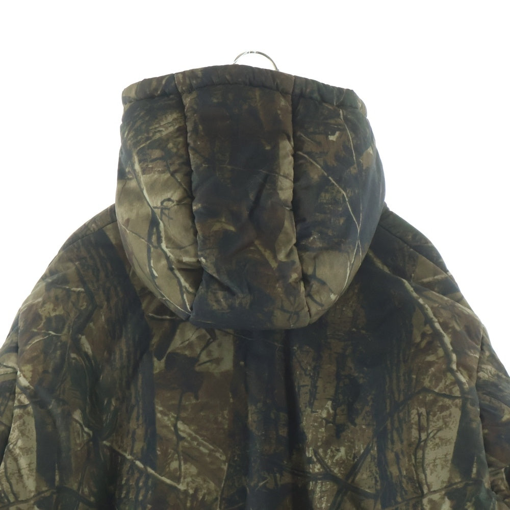 adidas YEEZY SEASON 5(イージー シーズンファイブ) カモフラージュ総柄 フーデッドショートパファージャケット ブラウン KW5U6163-045