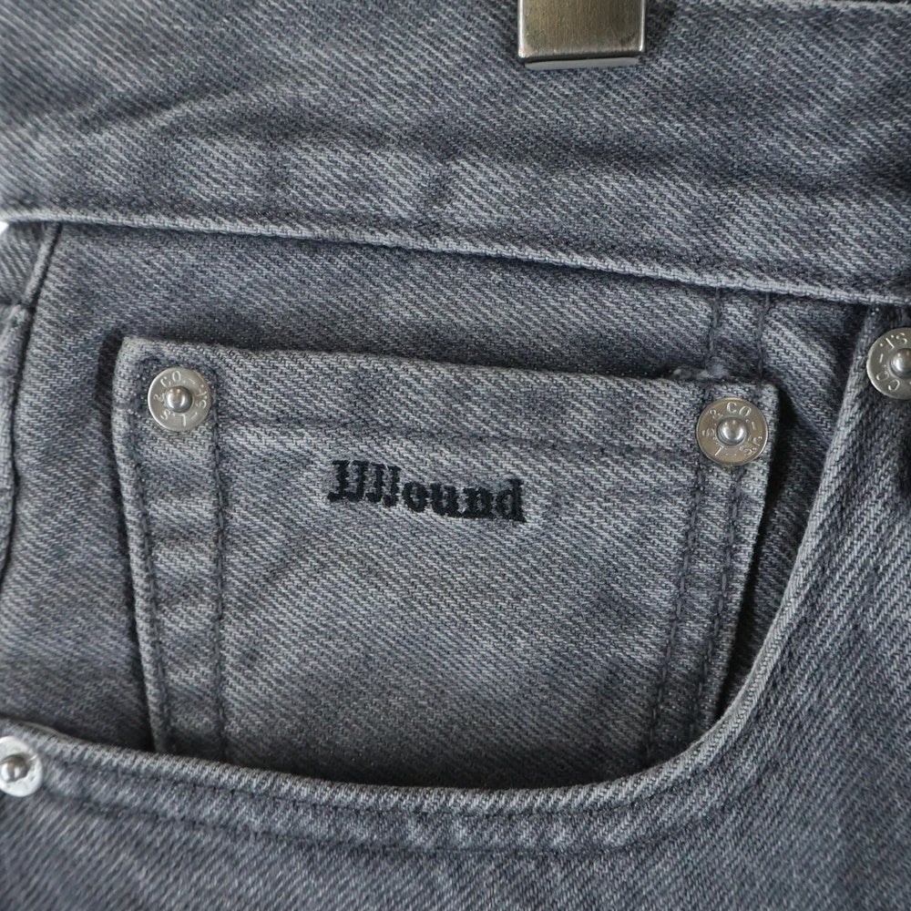 Levi's(リーバイス) ×JJJJound 501 ジョウンド レザーパッチ ストレートデニムパンツ ジーンズ グレー PC9-A9525-0000