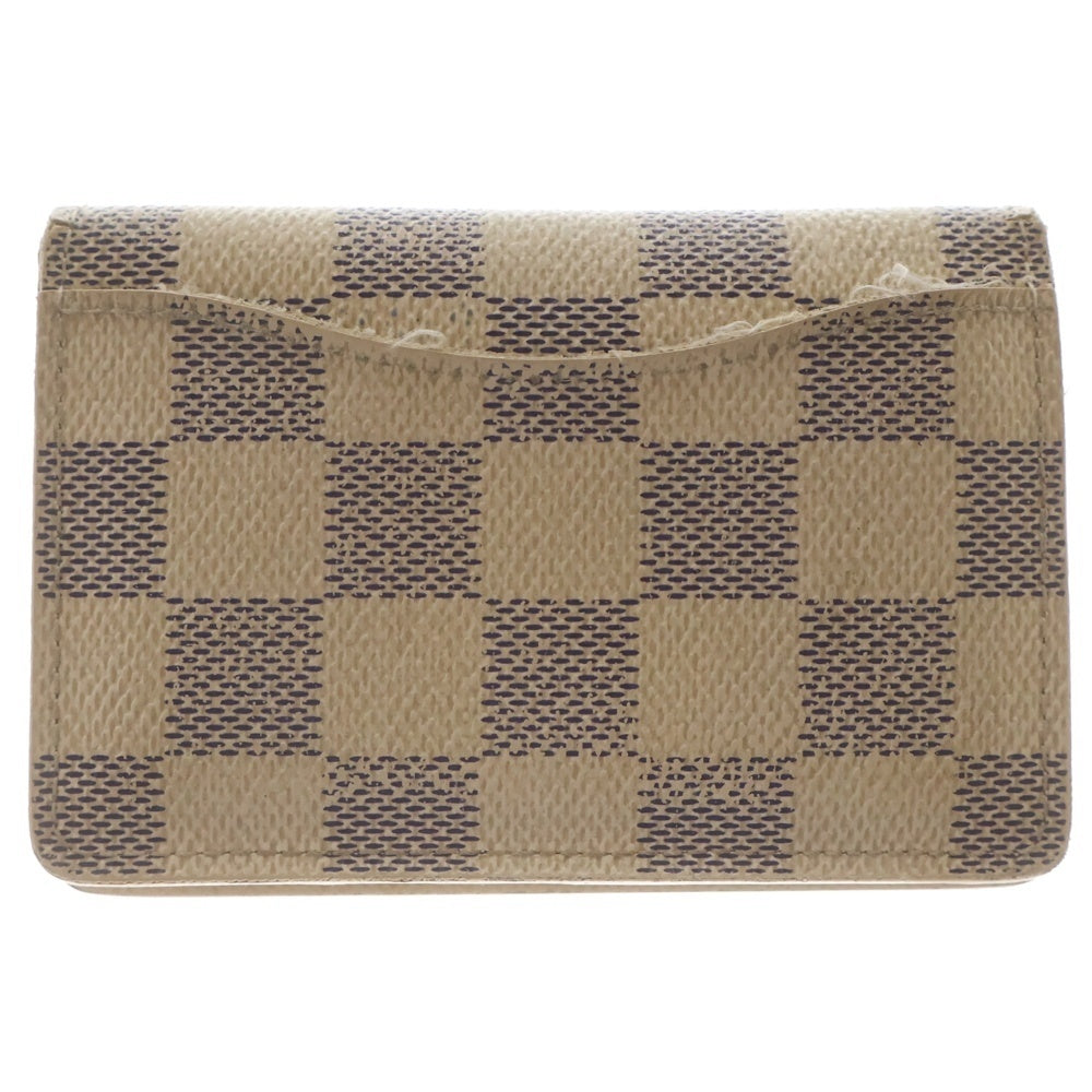 LOUIS VUITTON(ルイヴィトン) オーガナイザードゥポッシュ ダミエアズール カードケース 名刺入れ ホワイト/グレー N63144 レディース