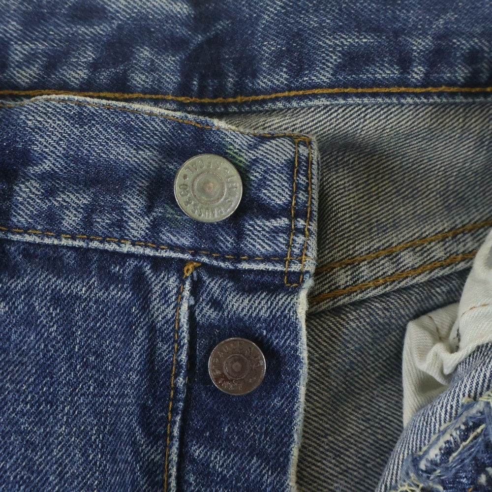 Levi's(リーバイス) 60S VINTAGE 501 ビッグE後期 ボタン裏6 セルビッチ ボタンフライ ヴィンテージ デニムパンツ インディゴ