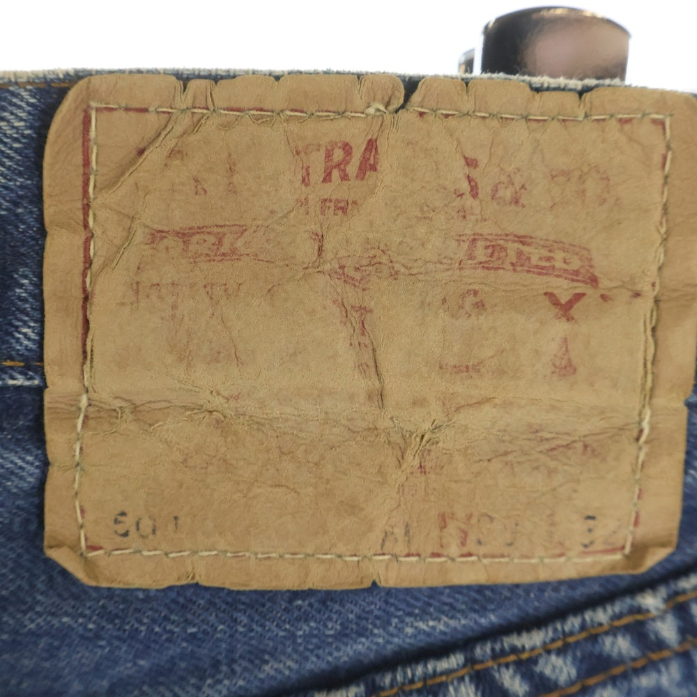 Levi's(リーバイス) 60S VINTAGE 501 ビッグE後期 ボタン裏6 セルビッチ ボタンフライ ヴィンテージ デニムパンツ インディゴ