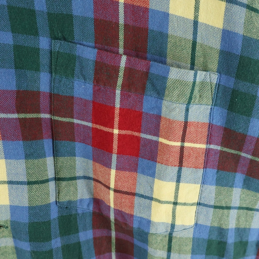 VINTAGE(ヴィンテージ) 60S VINTAGE LOCHLANA BY HATHAWAY ヴィンテージ ウールコットン チェック長袖オープンカラーシャツ マルチカラー