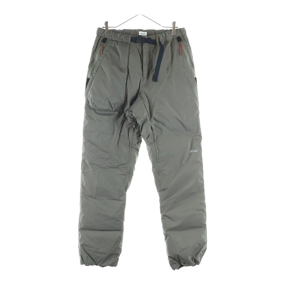 NANGA(ナンガ) AURORA TEX DOWN PANTS オーロラ テックス ナイロン ダウンパンツ カーキ