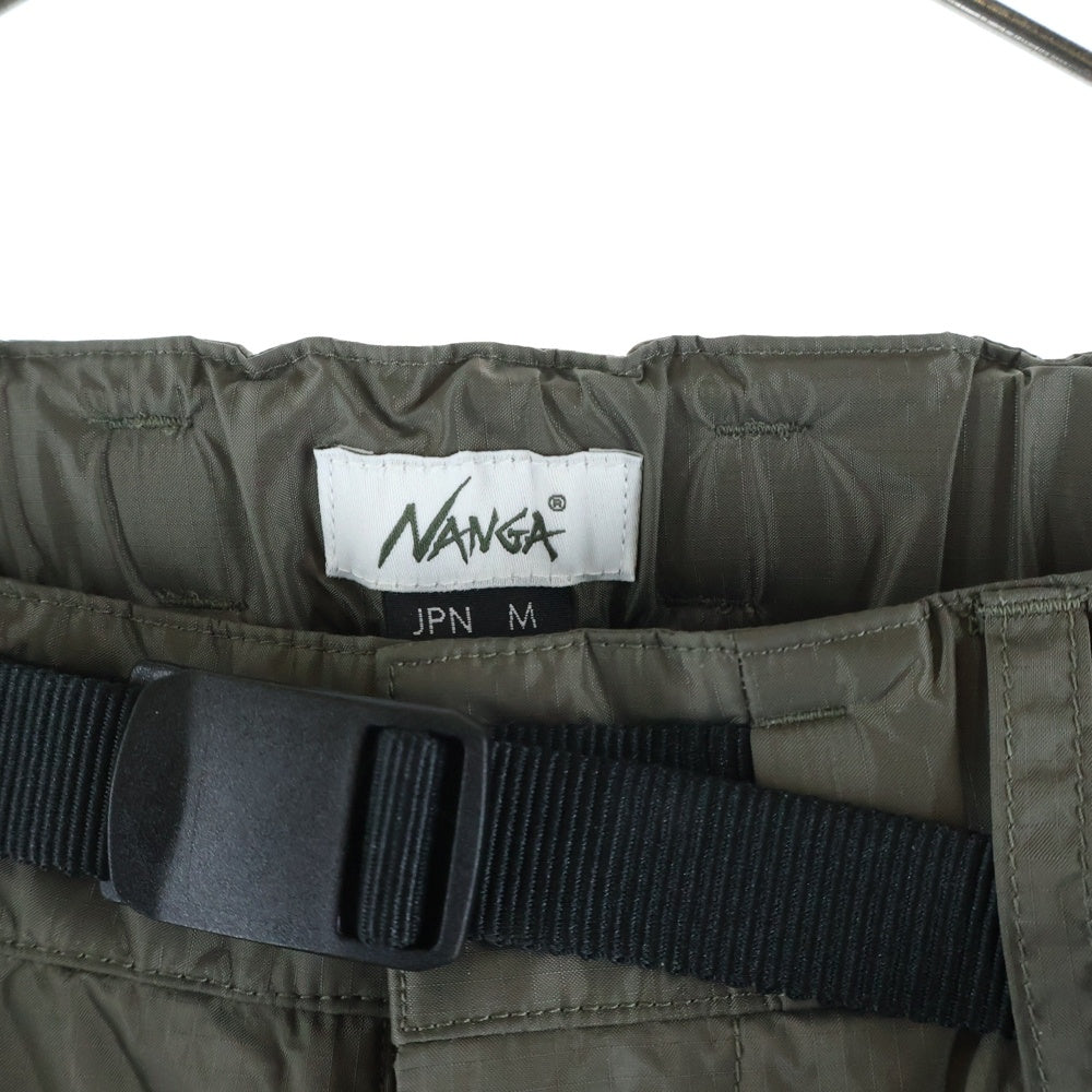 NANGA(ナンガ) AURORA TEX DOWN PANTS オーロラ テックス ナイロン ダウンパンツ カーキ