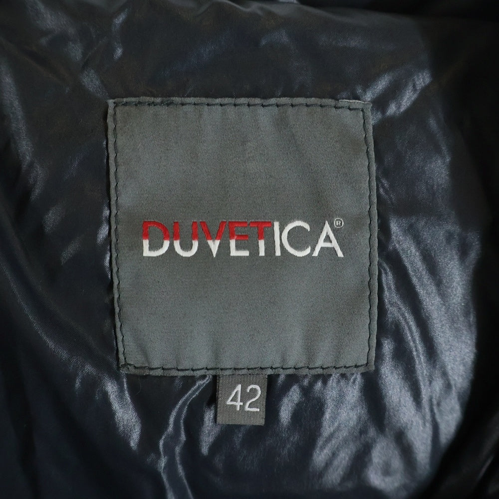 DUVETICA(デュベティカ) EFIRA エフィラ ファーフーデッド ナイロンダウンジャケット コート レディース ブラック