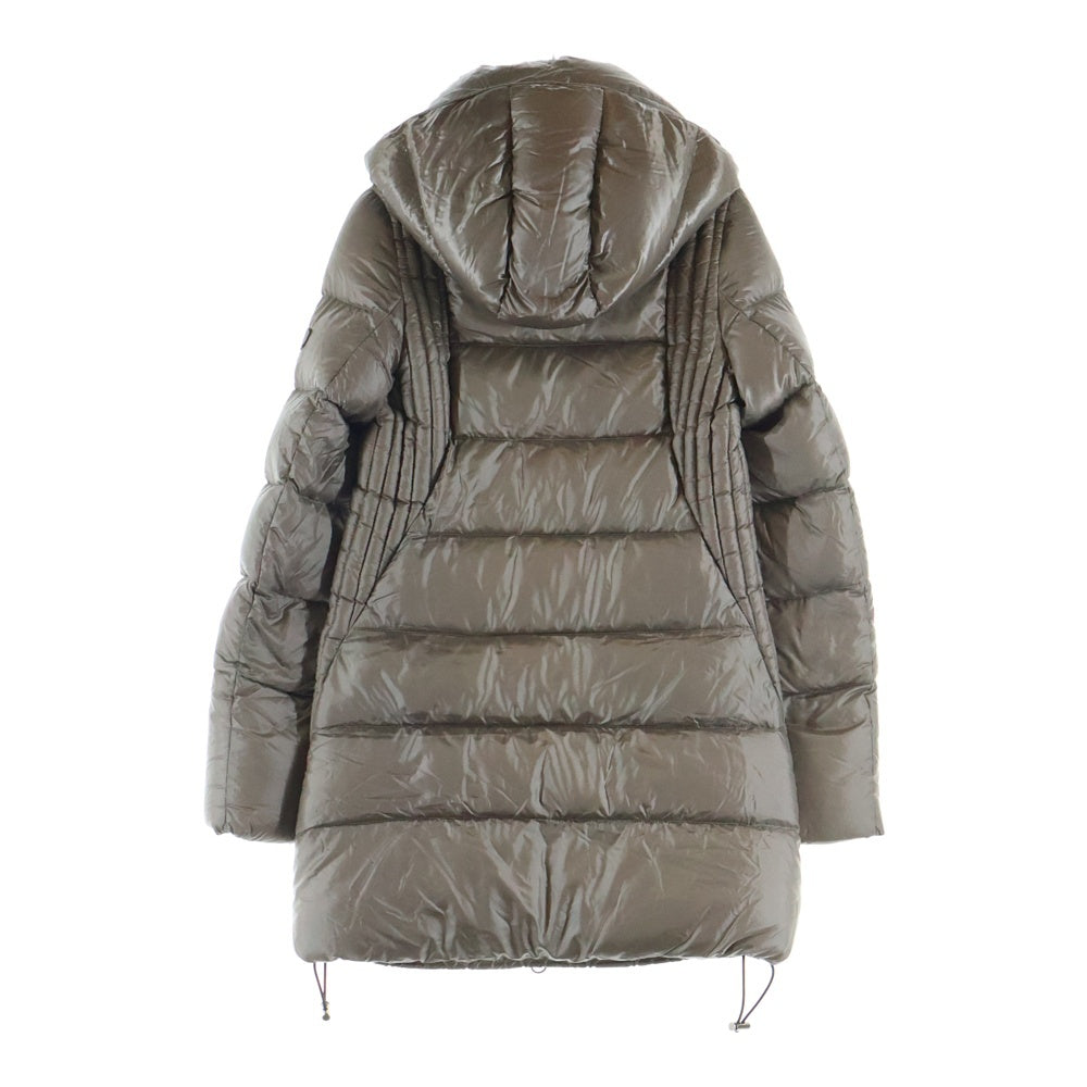 TATRAS(タトラス) 13AW SARIN サリン ロゴパッチ ジップアップ フーデッド ダウンジャケット ブラウン レディース LTA13A4179