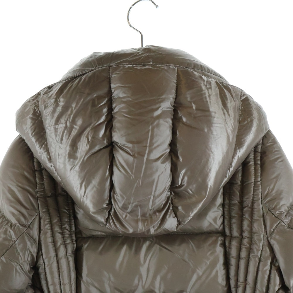 TATRAS(タトラス) 13AW SARIN サリン ロゴパッチ ジップアップ フーデッド ダウンジャケット ブラウン レディース LTA13A4179