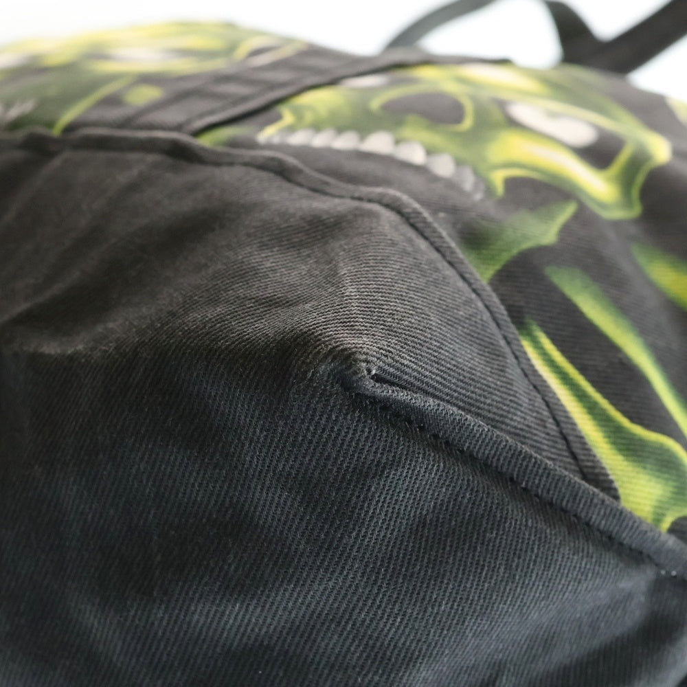 SUPREME(シュプリーム) 18SS Skull Pile Denim Tote スカルパイルデニムトート ハンドバッグ ブラック