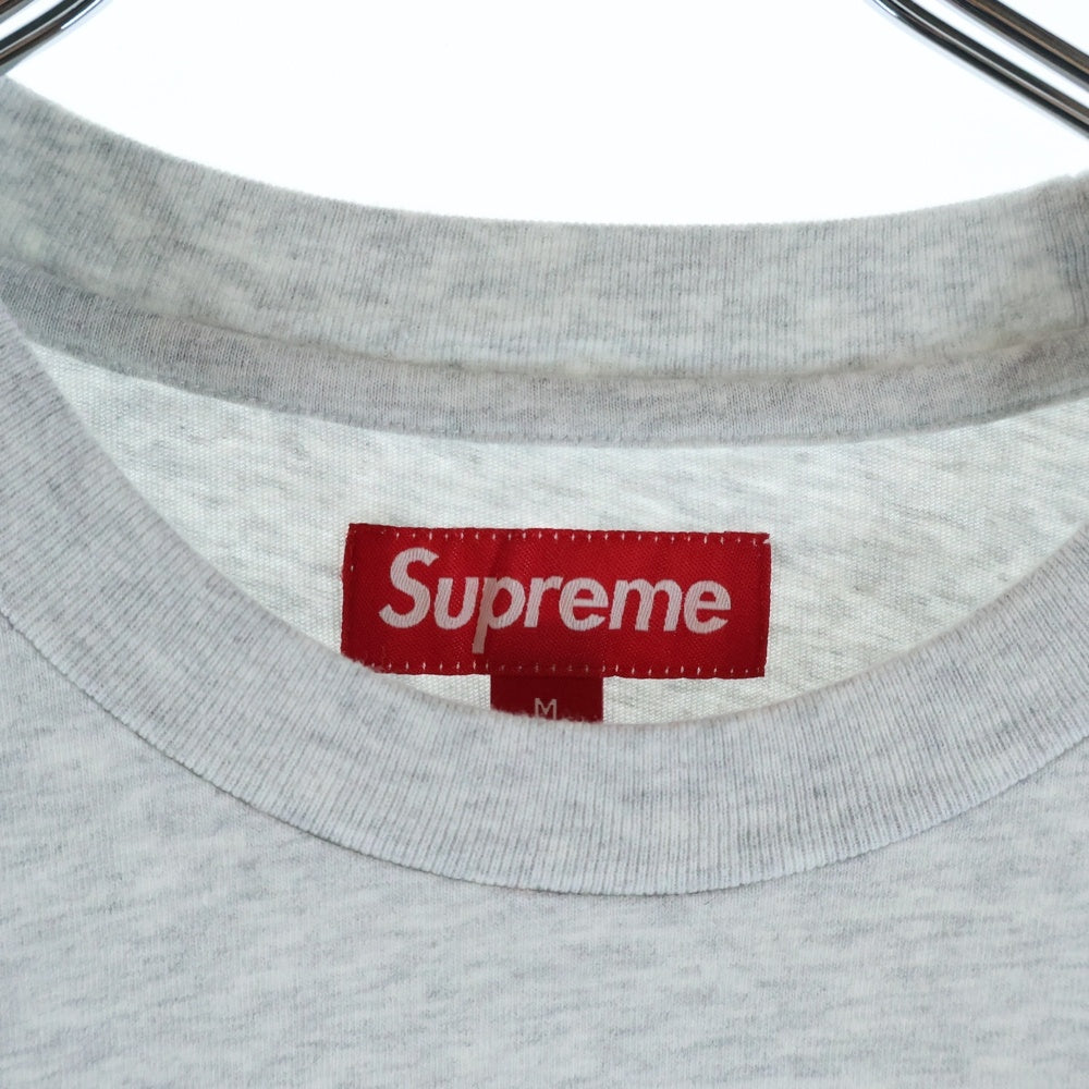SUPREME(シュプリーム) 25AW Small Box L/S Tee スモール ボックスロゴ クルーネックプルオーバー 長袖Tシャツカットソー グレー