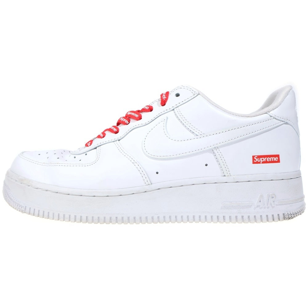 NIKE(ナイキ) ×Supreme AIR FORCE 1 LOW エア フォース 1 ローカットスニーカー ホワイト/レッド CU9225-100