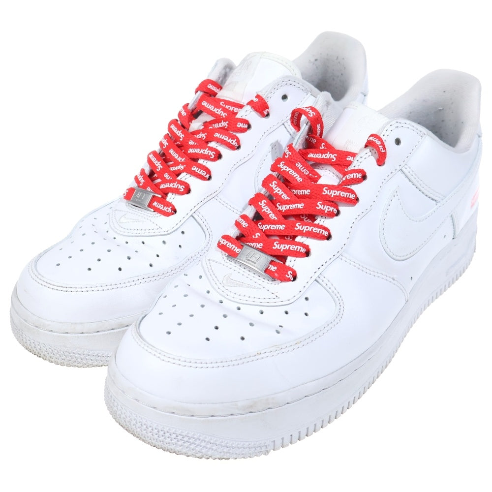 NIKE(ナイキ) ×Supreme AIR FORCE 1 LOW エア フォース 1 ローカットスニーカー ホワイト/レッド CU9225-100