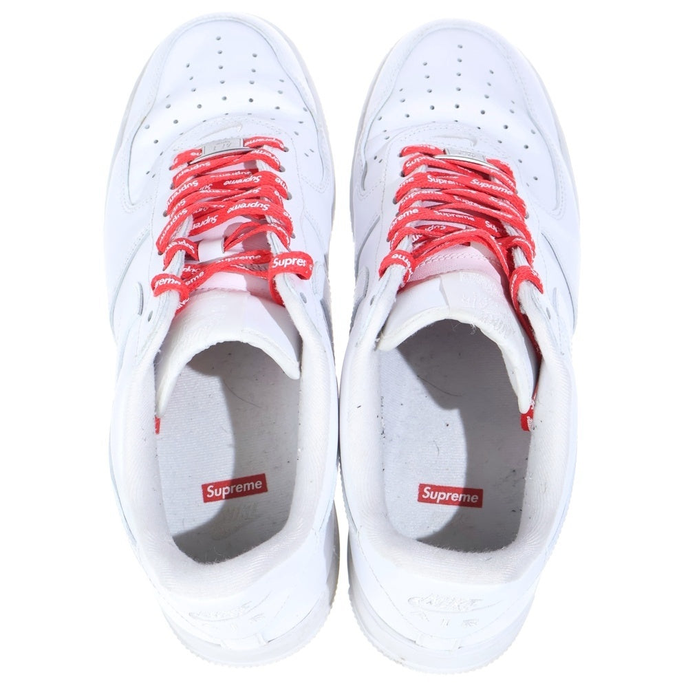 NIKE(ナイキ) ×Supreme AIR FORCE 1 LOW エア フォース 1 ローカットスニーカー ホワイト/レッド CU9225-100