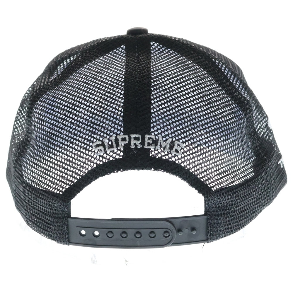SUPREME(シュプリーム) 23AW Pin Up Mesh Back 5-Panel ピンアップ メッシュバック 5パネル ベースボールキャップ 帽子 ブラック