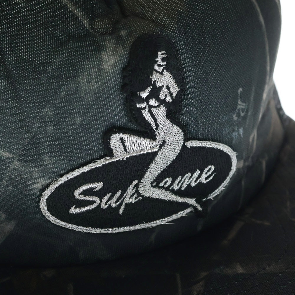SUPREME(シュプリーム) 23AW Pin Up Mesh Back 5-Panel ピンアップ メッシュバック 5パネル ベースボールキャップ 帽子 ブラック