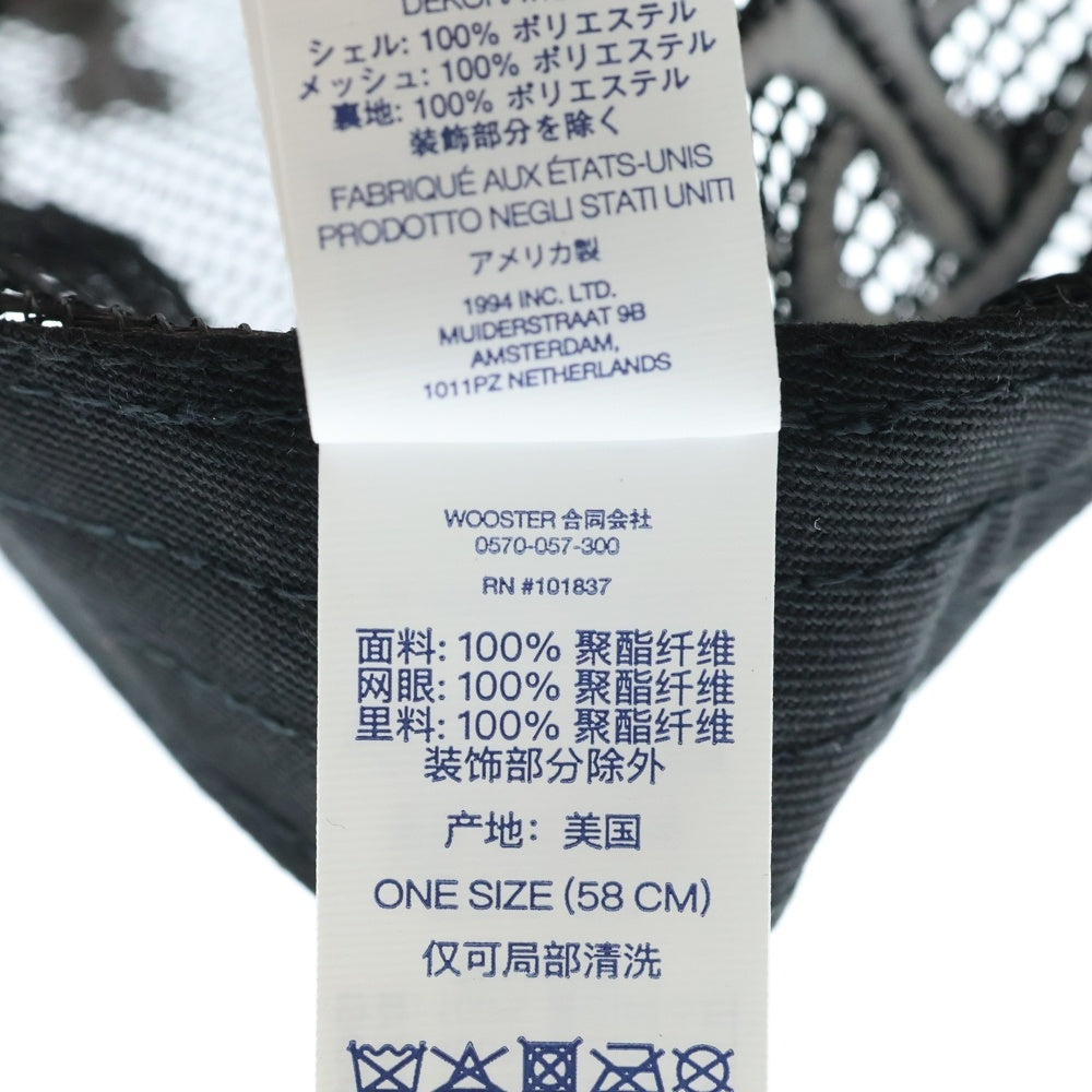 SUPREME(シュプリーム) 23AW Pin Up Mesh Back 5-Panel ピンアップ メッシュバック 5パネル ベースボールキャップ 帽子 ブラック